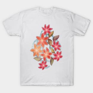 Cute Lilies and Leaves T-Shirt